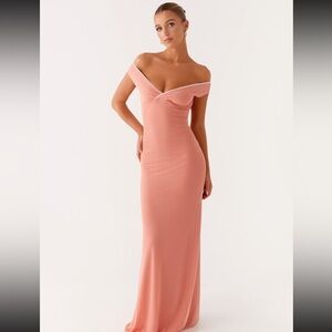 PEPPERMAYO Katiya Peach Maxi Dress BNWT